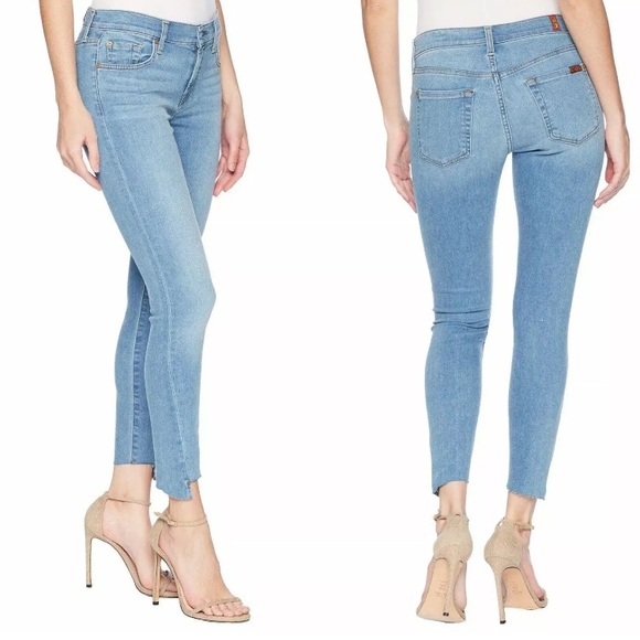 7 for All Mankind the Ankles Skinny Jean Sz 27 - Picture 6 of 6